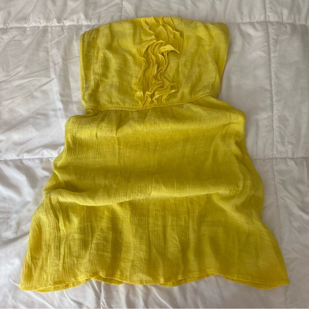 ACCIDENTALLY IN LOVE LITTLE YELLOW SUMMER DRESS